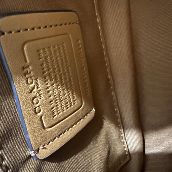 Coach Handbag With Blueberry Print - Picture 5 of 8